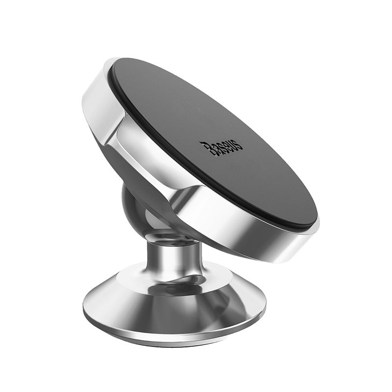  Магнитный автомобильный держатель для телефона Baseus Small Ears Series Vertical type, цвет -  серебристый